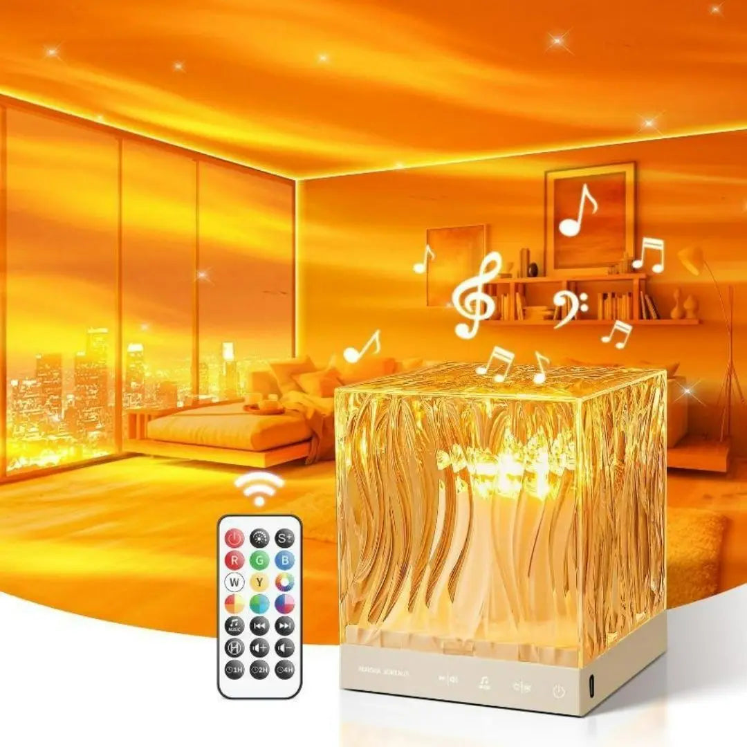 AuroraBoreal Northern Lights Projector - Bluetooth White Noise Night Light