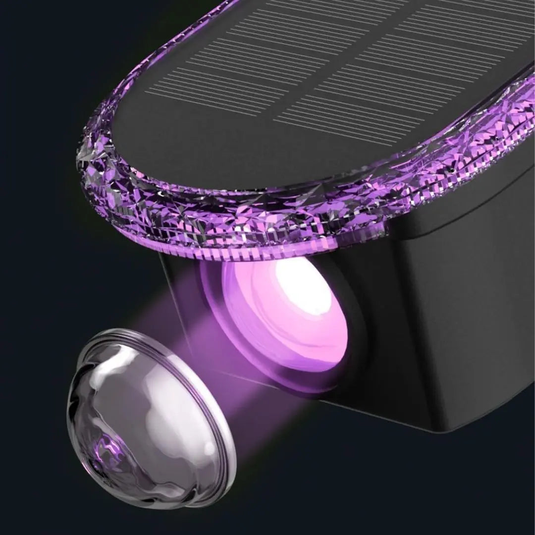 Lasay Solar Fence Lights Outdoor - Waterproof 3-Mode LED Wall Lights
