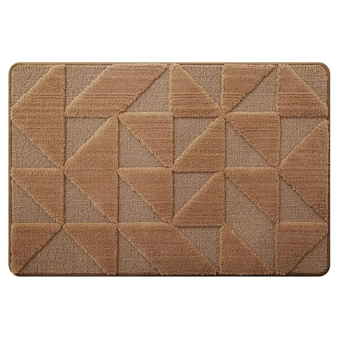 HomaxyTuft Soft Dirt Trapper Mat - Non-Slip Machine Washable Entrance Rug