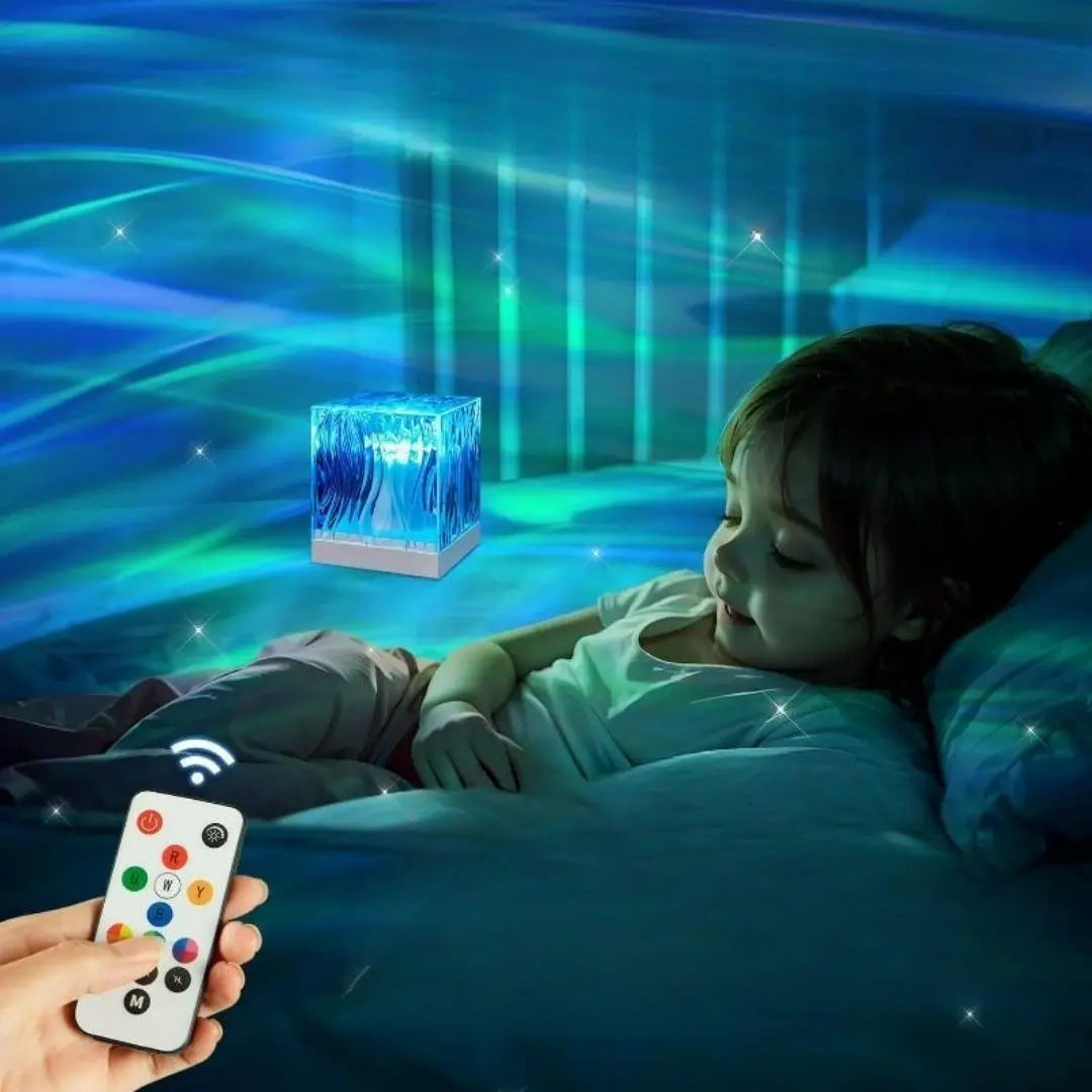 AuroraBoreal Northern Lights Projector - Bluetooth White Noise Night Light