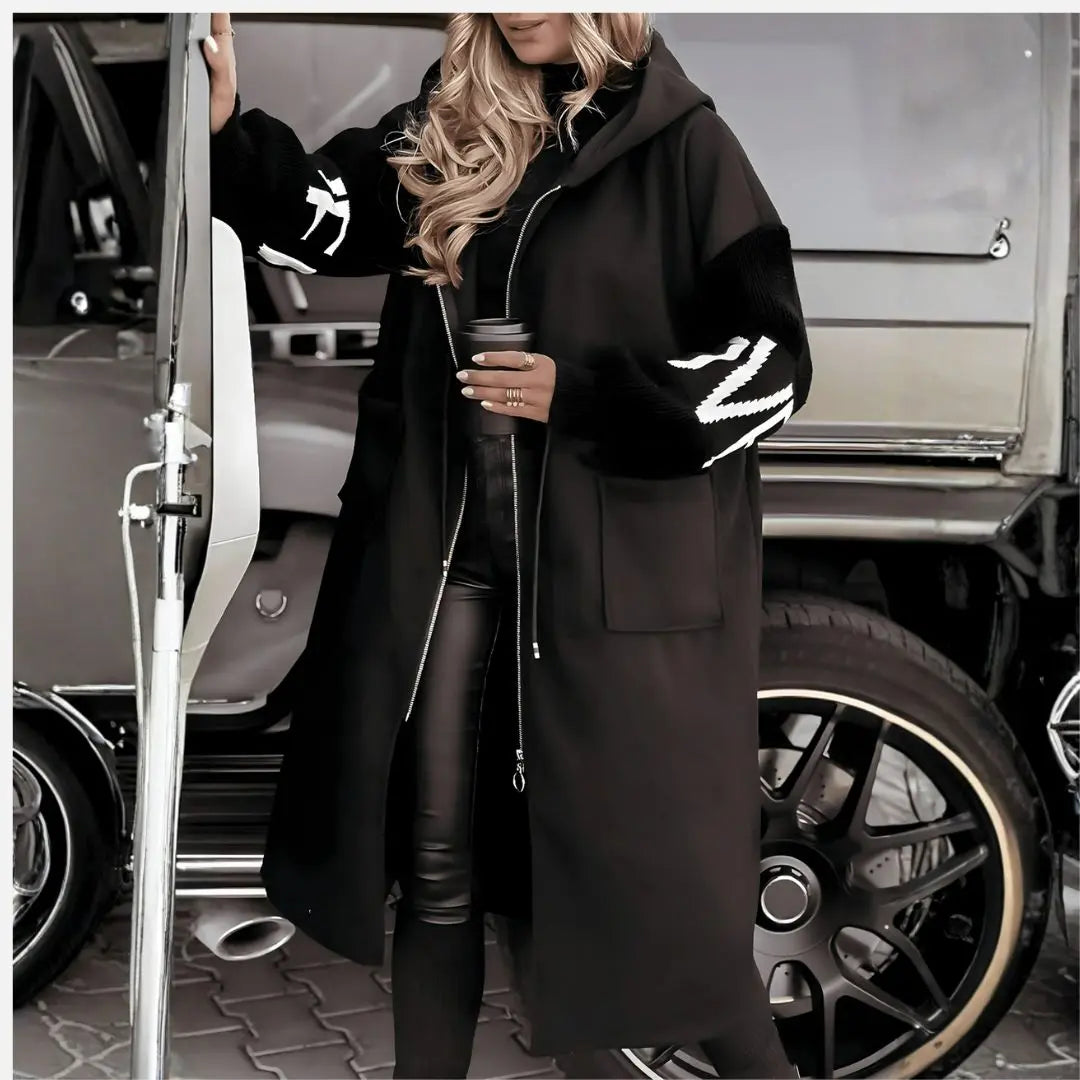 Mirelle Patch-Pocket Maxi Coat