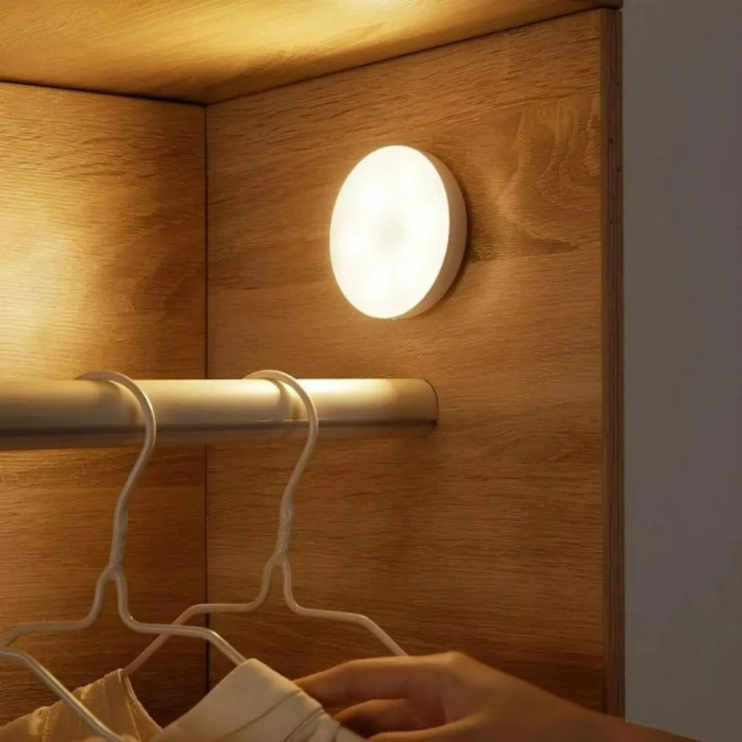 Rechargeable Motion Sensor Light - Compact Smart Illumination for Low-Light Areas