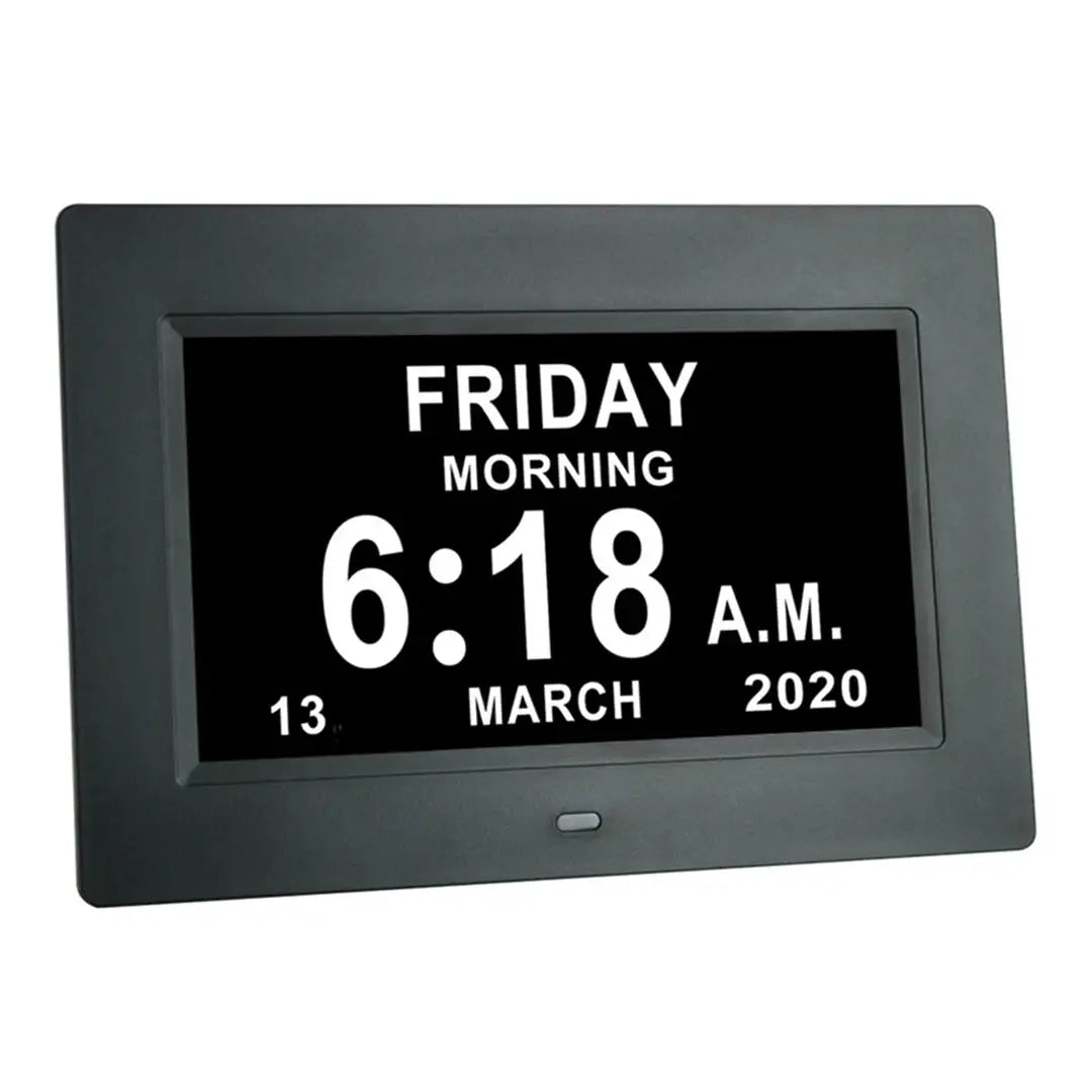 Digital Alarm Clock with Large LED Display and Multi-Function Features