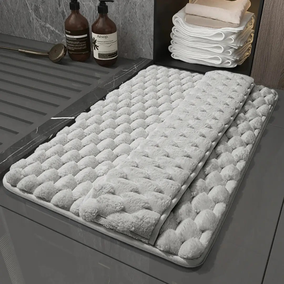 Soft Plush Memory Foam Bath Mat for Luxurious Comfort