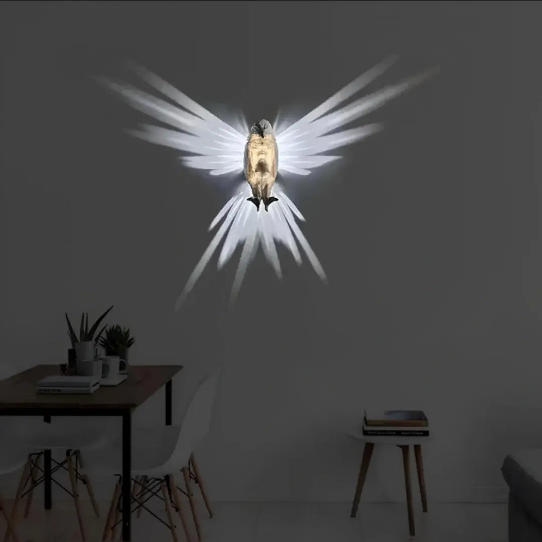 Aurev - Luminous Wings Wall Light