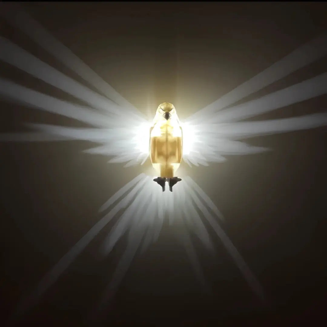 Aurev - Luminous Wings Wall Light