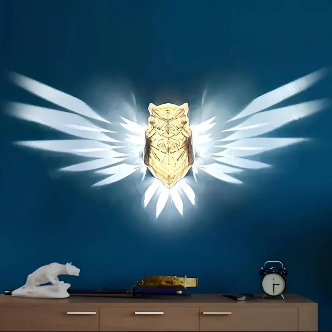 Aurev - Luminous Wings Wall Light
