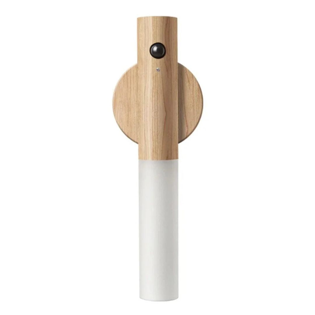 Rechargeable Wooden Wall Lantern