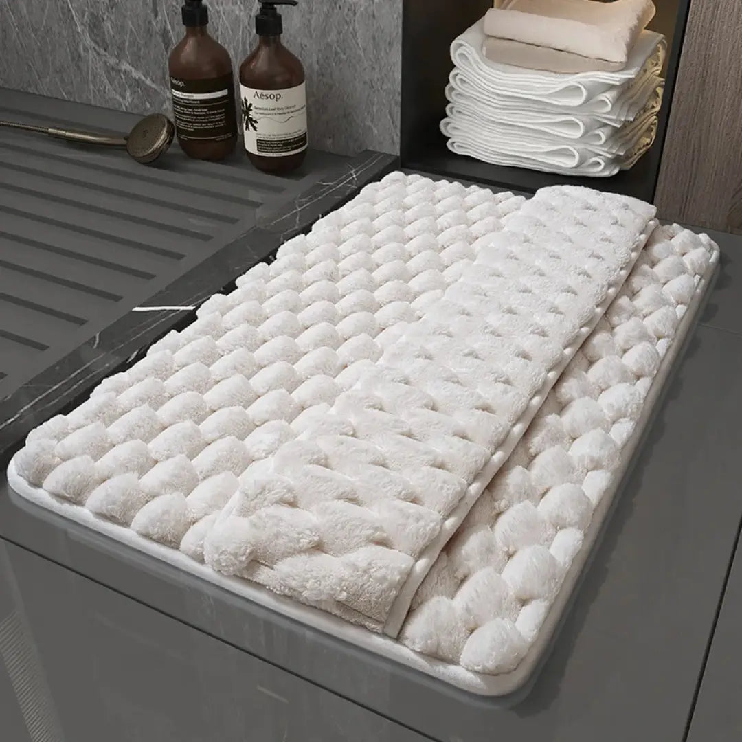 Soft Plush Memory Foam Bath Mat for Luxurious Comfort