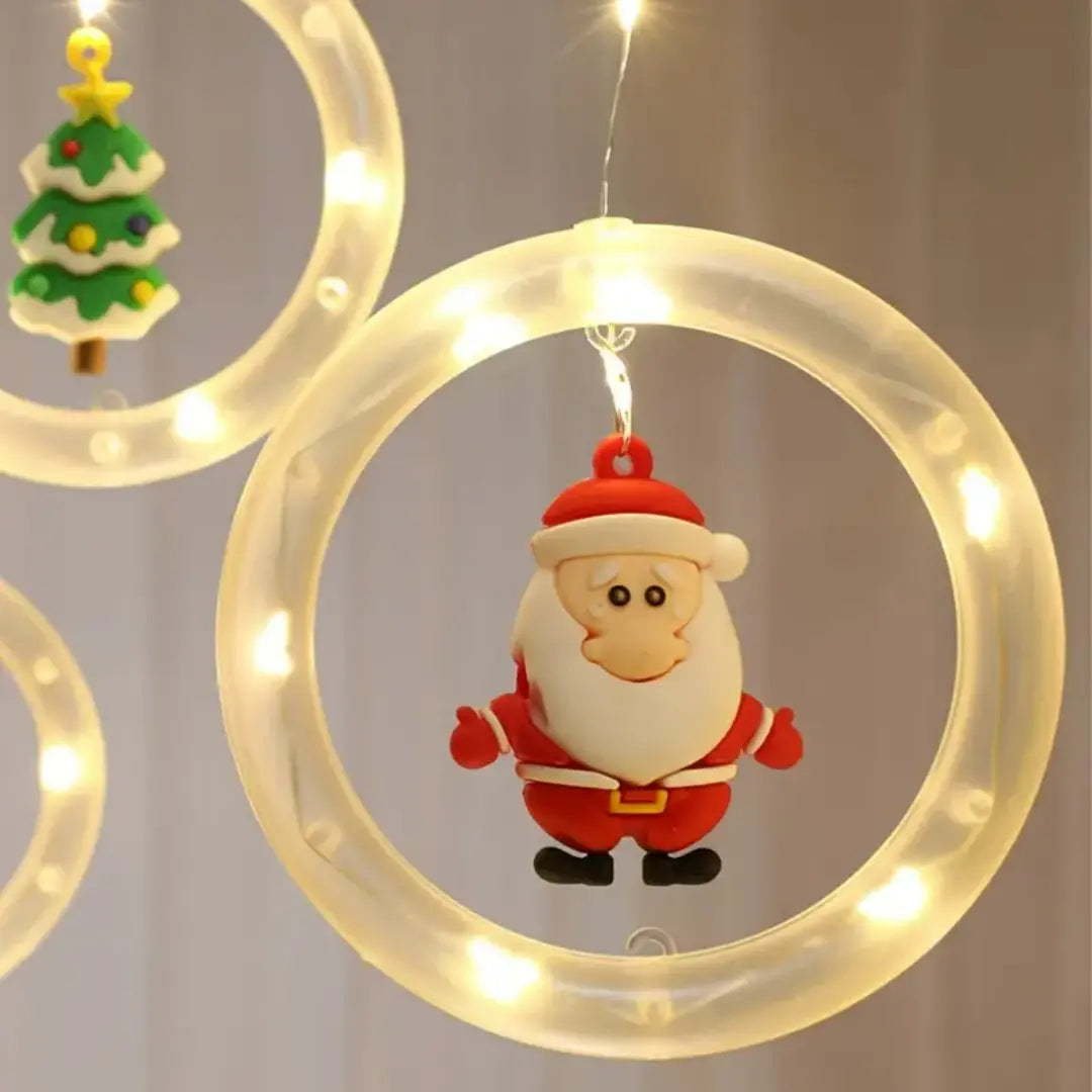 Glacira Christmas LED Curtain Lights Set