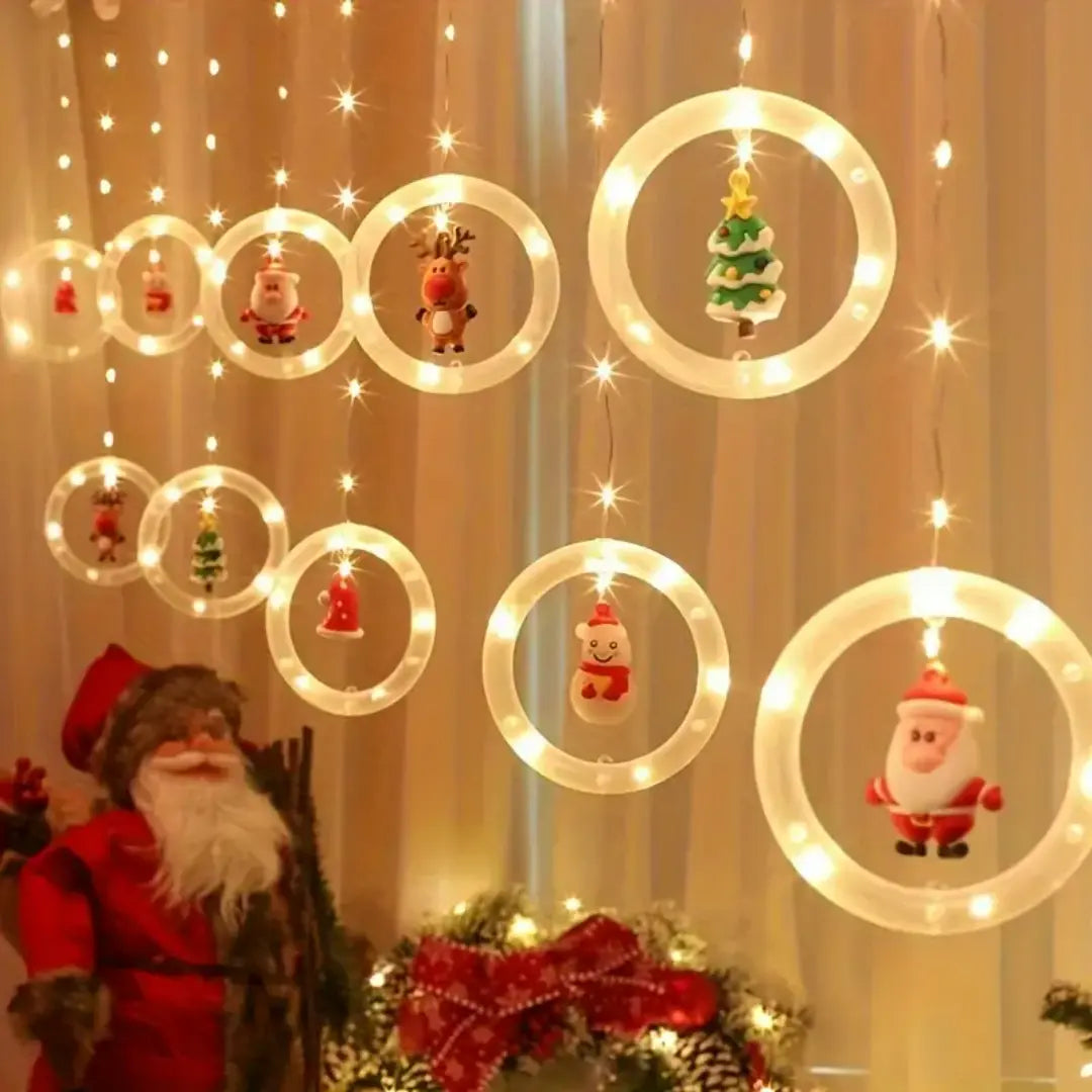 Glacira Christmas LED Curtain Lights Set