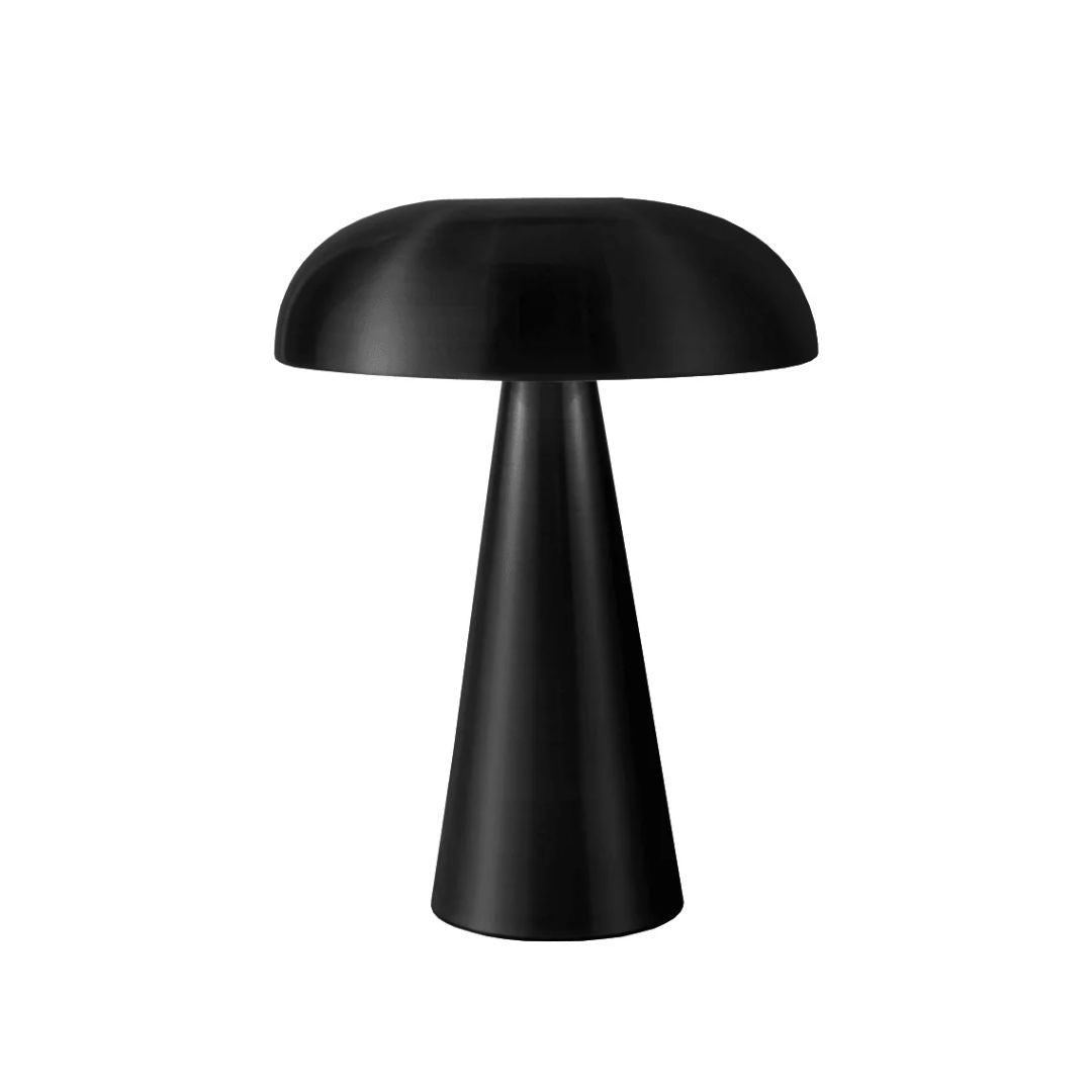 Stockholm LED Table Lamp - Rechargeable Dome Light in Brushed Gold Finish
