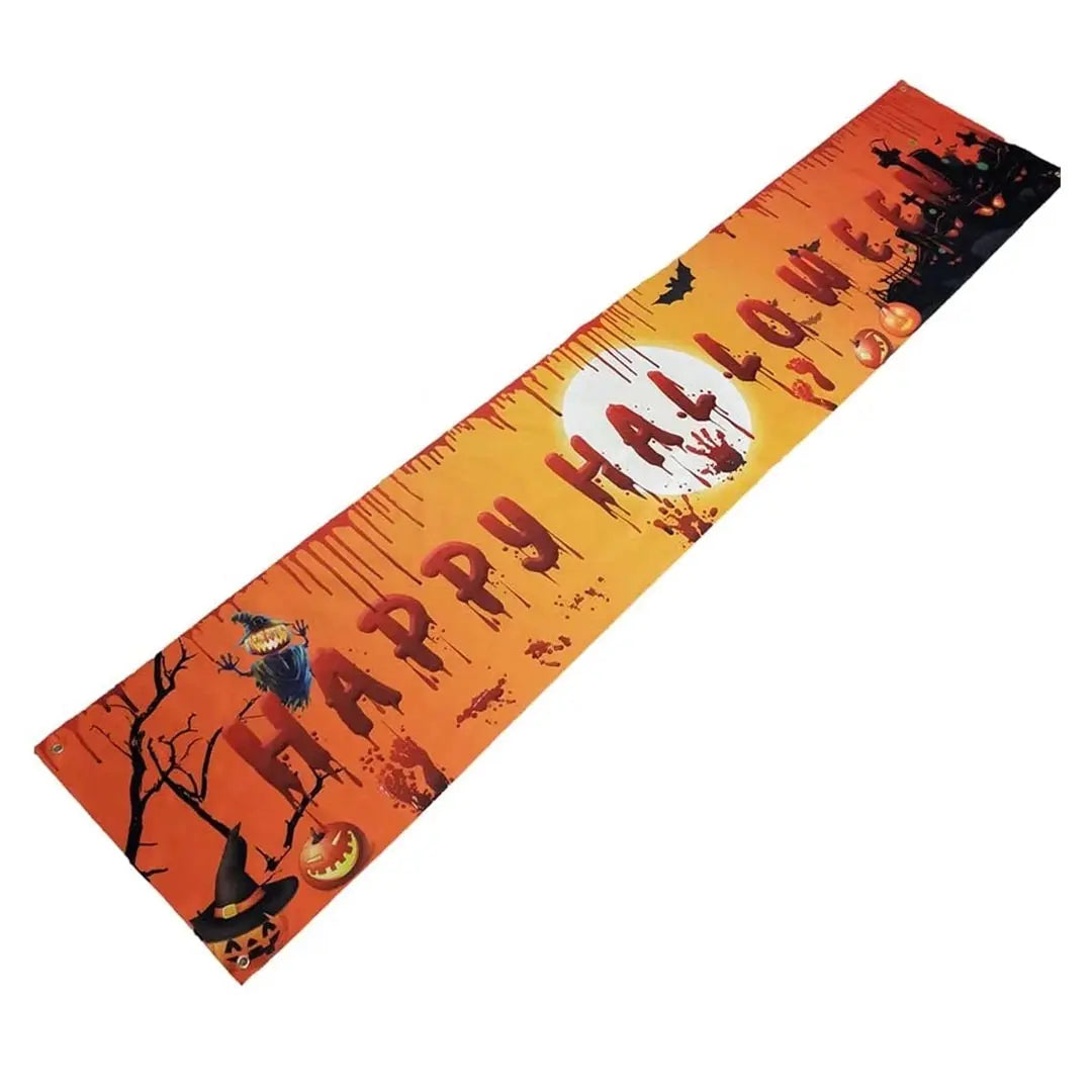 Happy Halloween Banner 250 cm Long Hanging Decoration