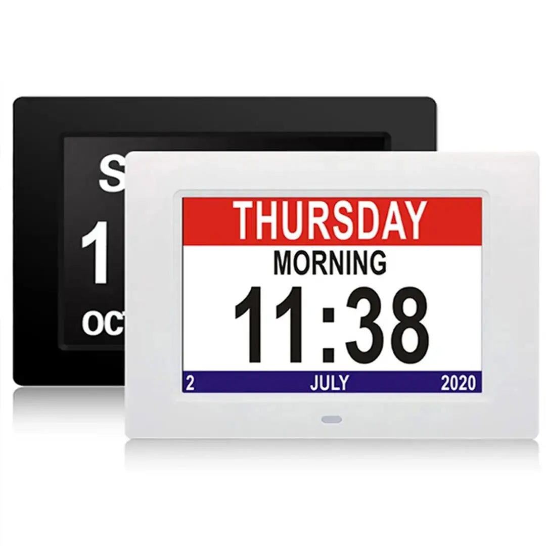 Digital Alarm Clock with Large LED Display and Multi-Function Features