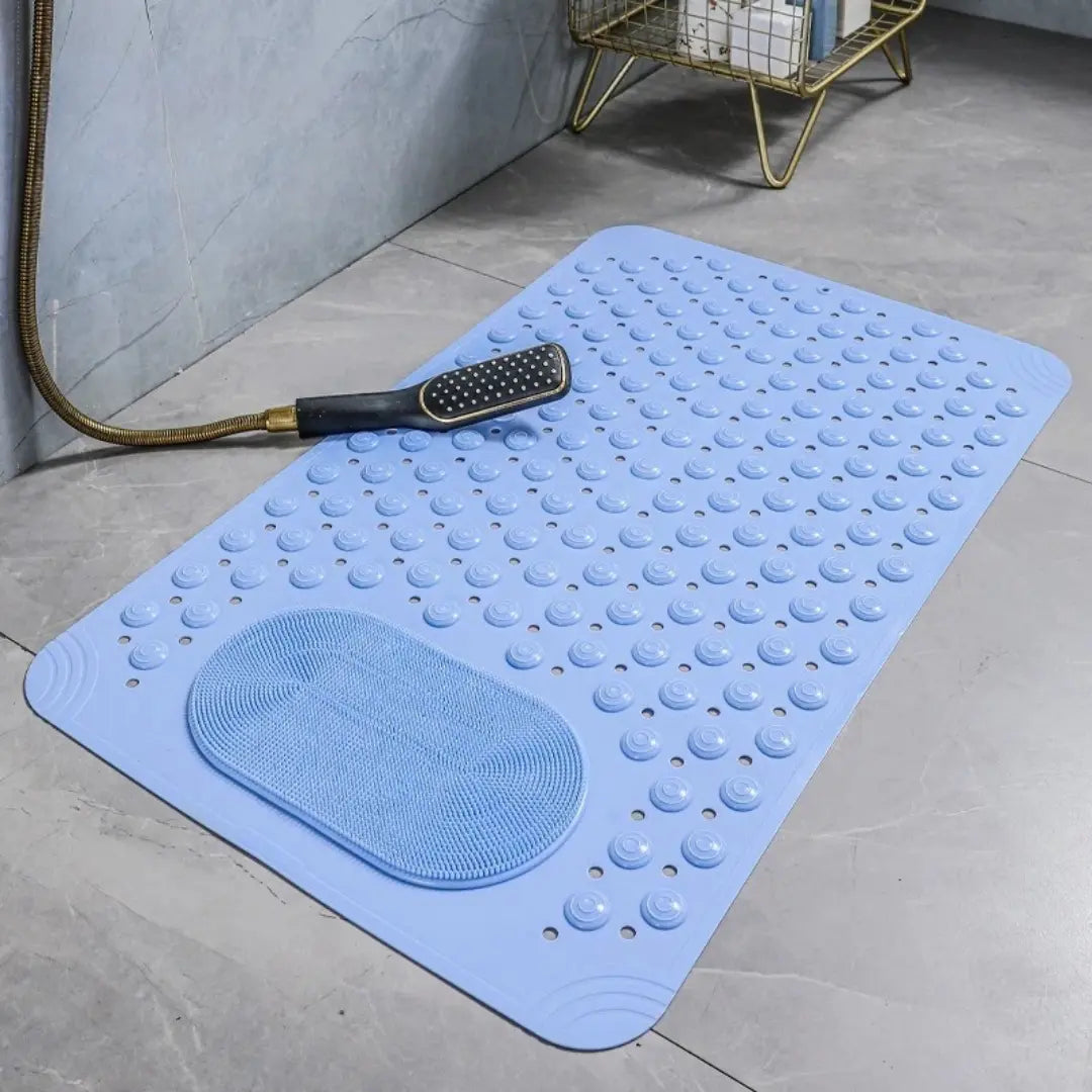 Non Slip PVC Bathtub Mat with Suction Cup Massage Bumps