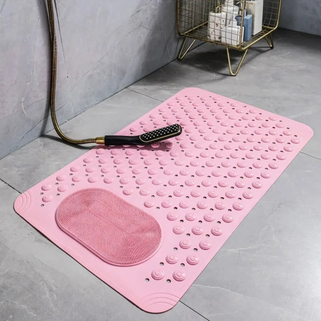 Non Slip PVC Bathtub Mat with Suction Cup Massage Bumps