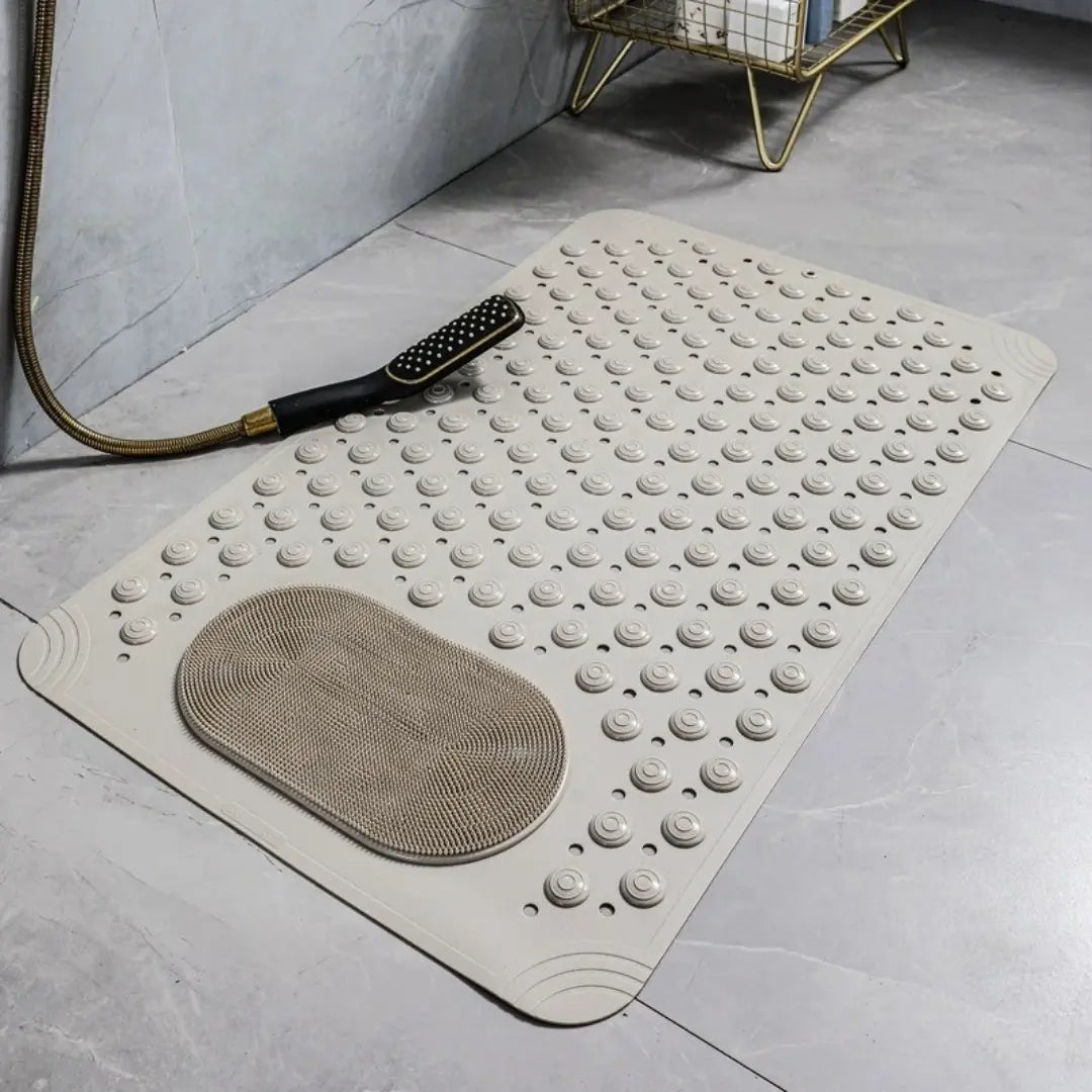 Non Slip PVC Bathtub Mat with Suction Cup Massage Bumps