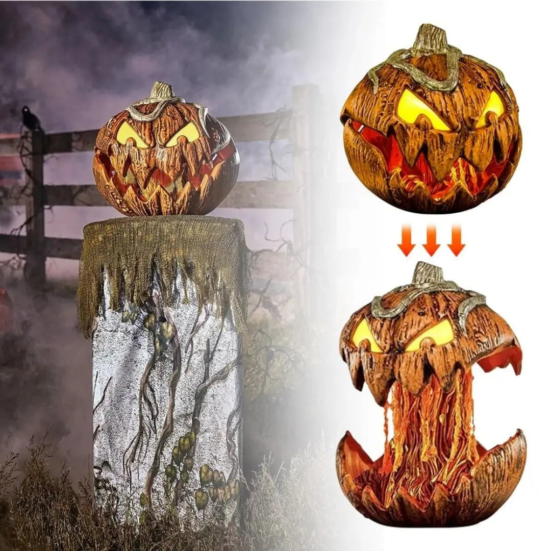Halloween Pumpkin Animatronic Rise and Fall Decoration