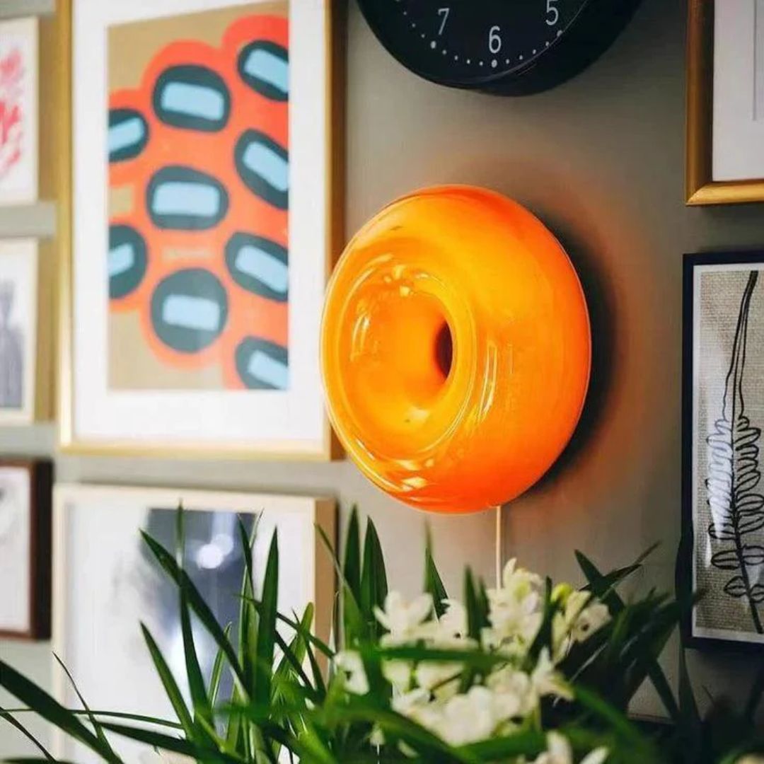 Stockholm Sun Orb Lamp - Wall-Mountable Rechargeable Light for Ambient Home Decor