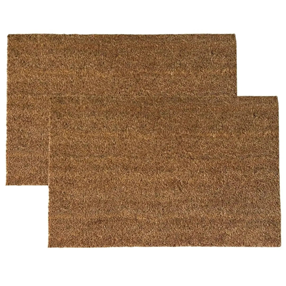 Cabri Coco Coir Door Mat - Heavy-Duty Non-Slip Latex Backing for Outdoor and Indoor Entrances