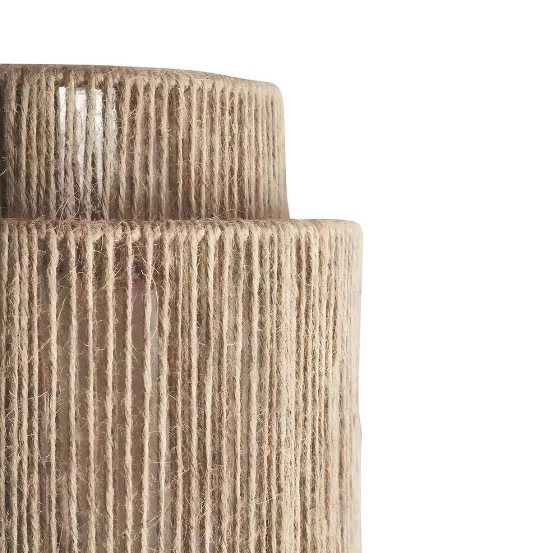 Hikari Wall Light - Handmade Rope Sconce with Warm Ambient Glow