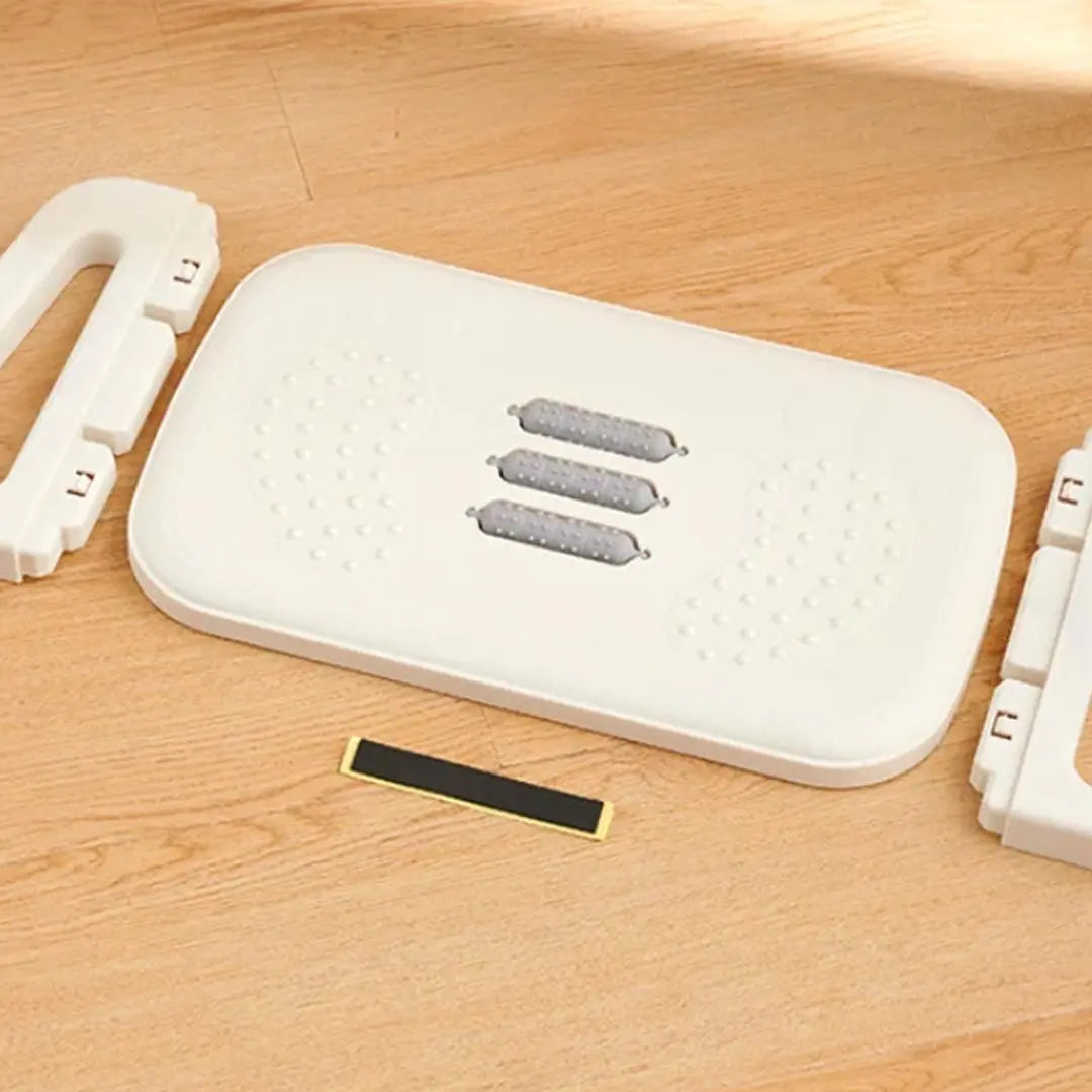 Ergonomic Under Desk Footrest with Massage Rollers