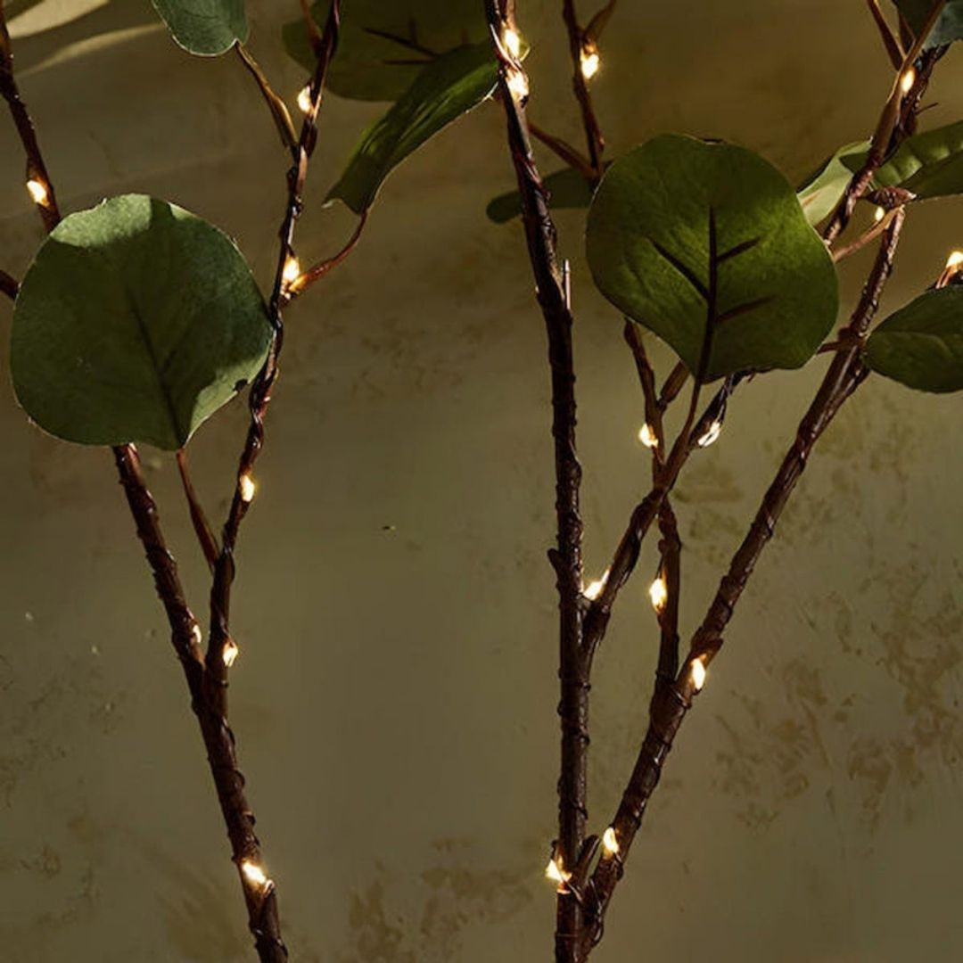 Olive Branch Fairy Lights - Nature-Inspired LED Decor for Cozy Spaces