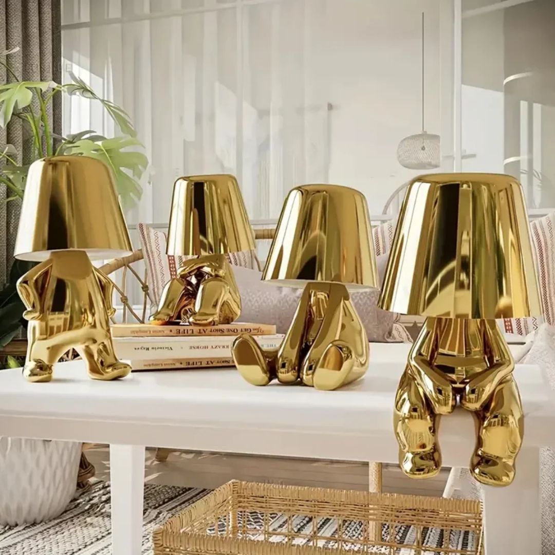 Thinker Brothers Table Lamp - Artistic Modern Sculptural Lamp