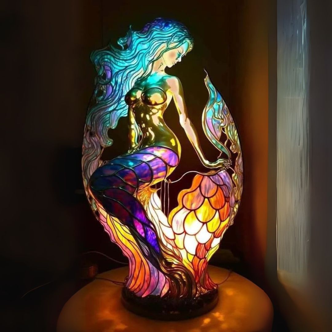 Modern Art-Inspired Ambient Lamp - Sculptural Statement Lighting with Bold Artistic Flair