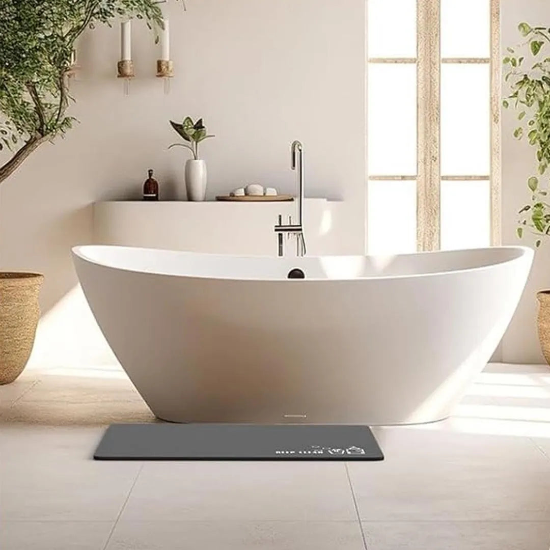 Siliget Bath Mat - Quick Dry, Non Slip and Absorbent Floor Mat