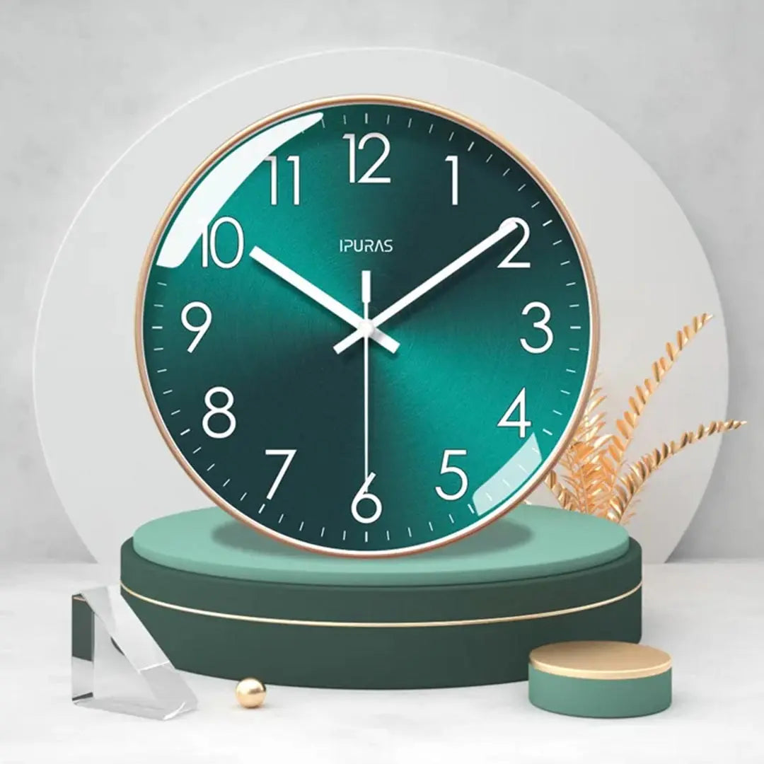 30 cm Silent Quartz Wall Clock - Modern Minimalist Design