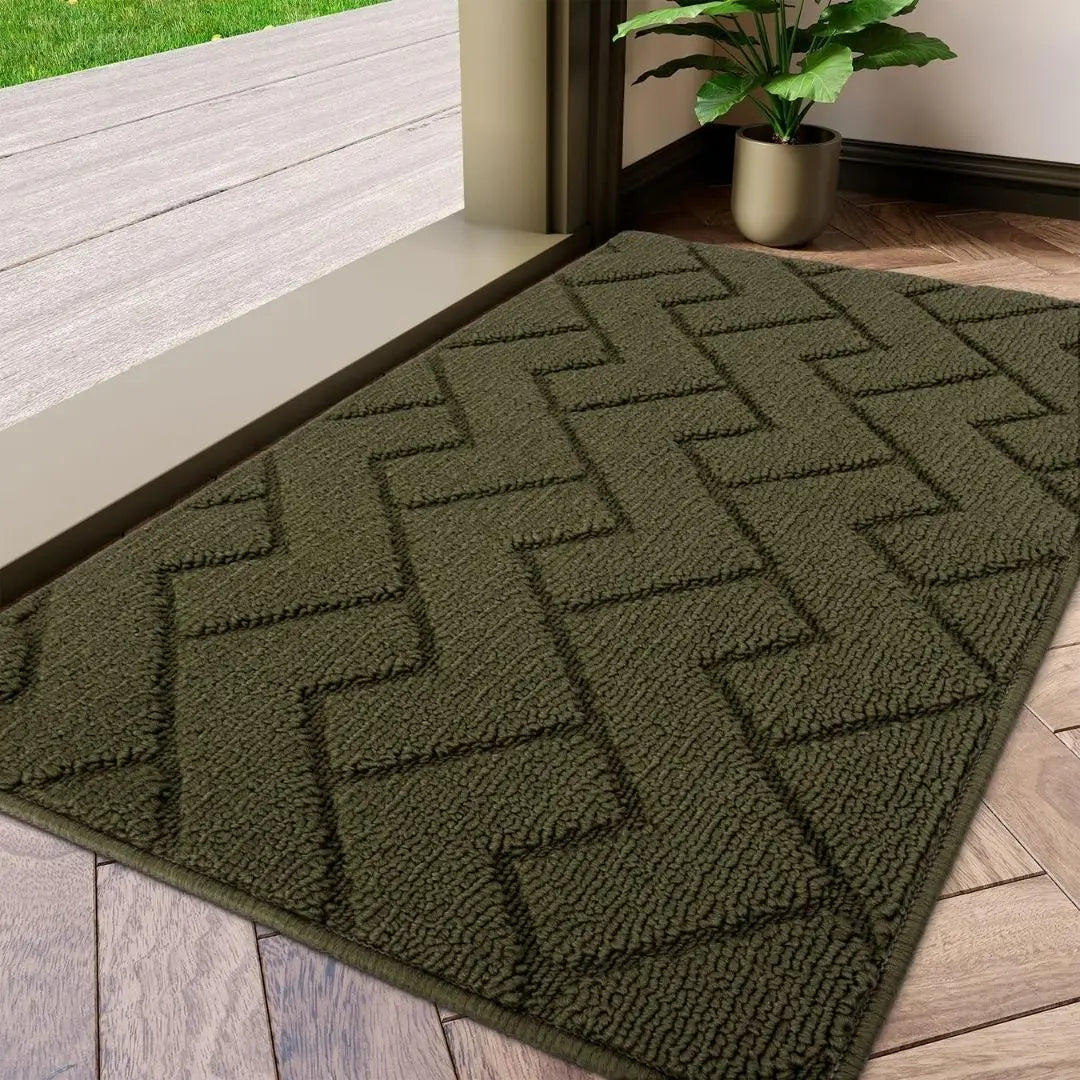 AbsorbGuard Indoor Doormat - Low Profile Non-Slip Washable Mat