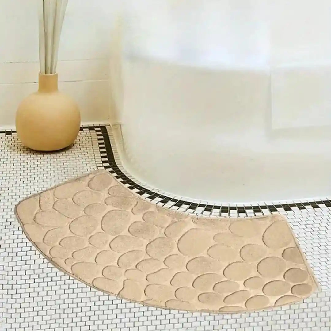 Curved Non Slip Bath Mat - Thickened Shower Room Mat