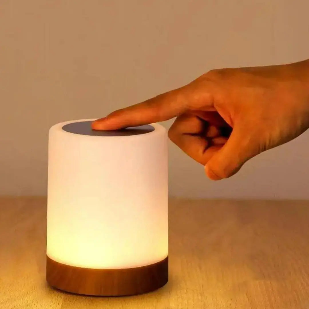GlowTap - Portable Touch LED Lamp with Colour Modes and USB-C Charging