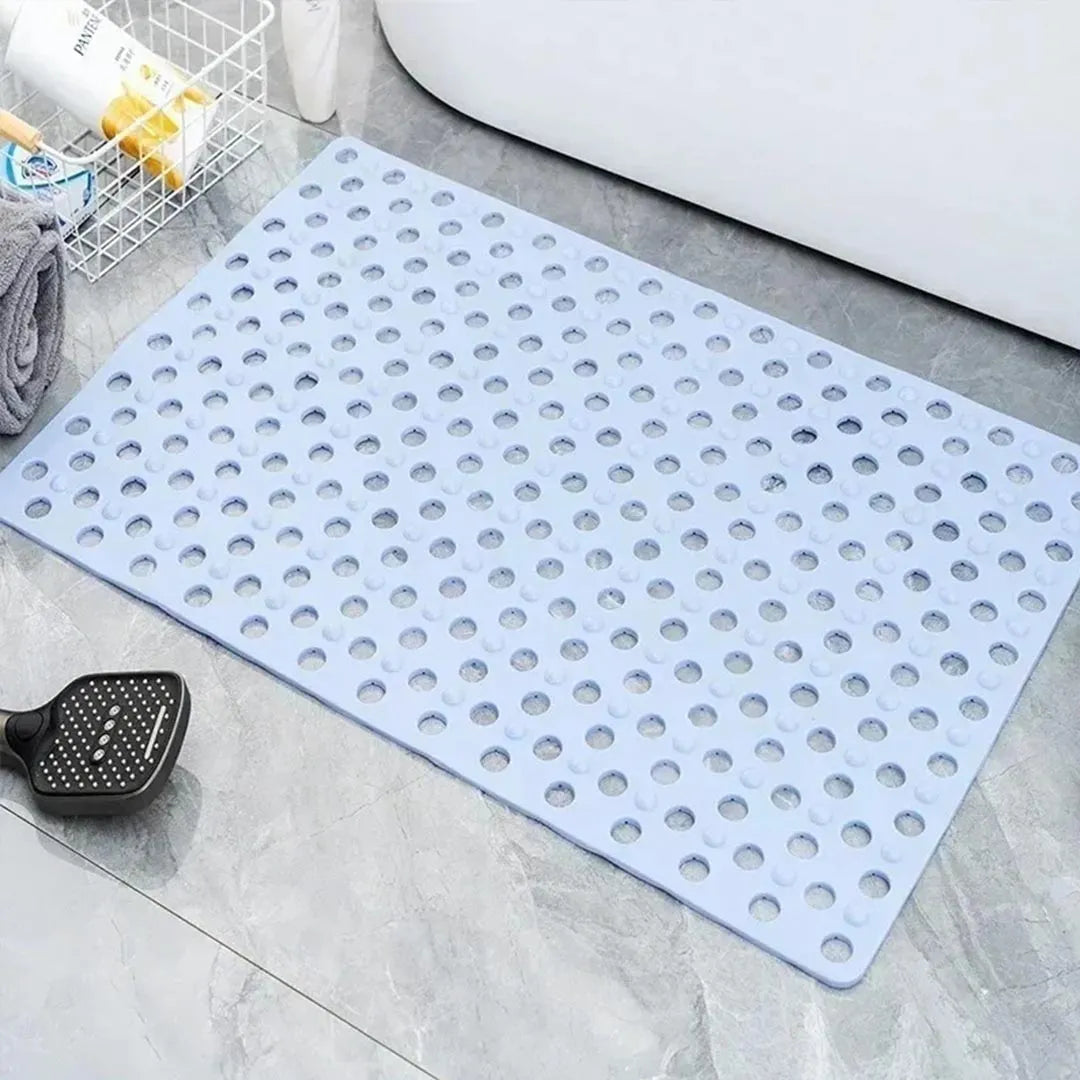 Square Non-Slip Shower Mat - Quick Drainage Bath Mat