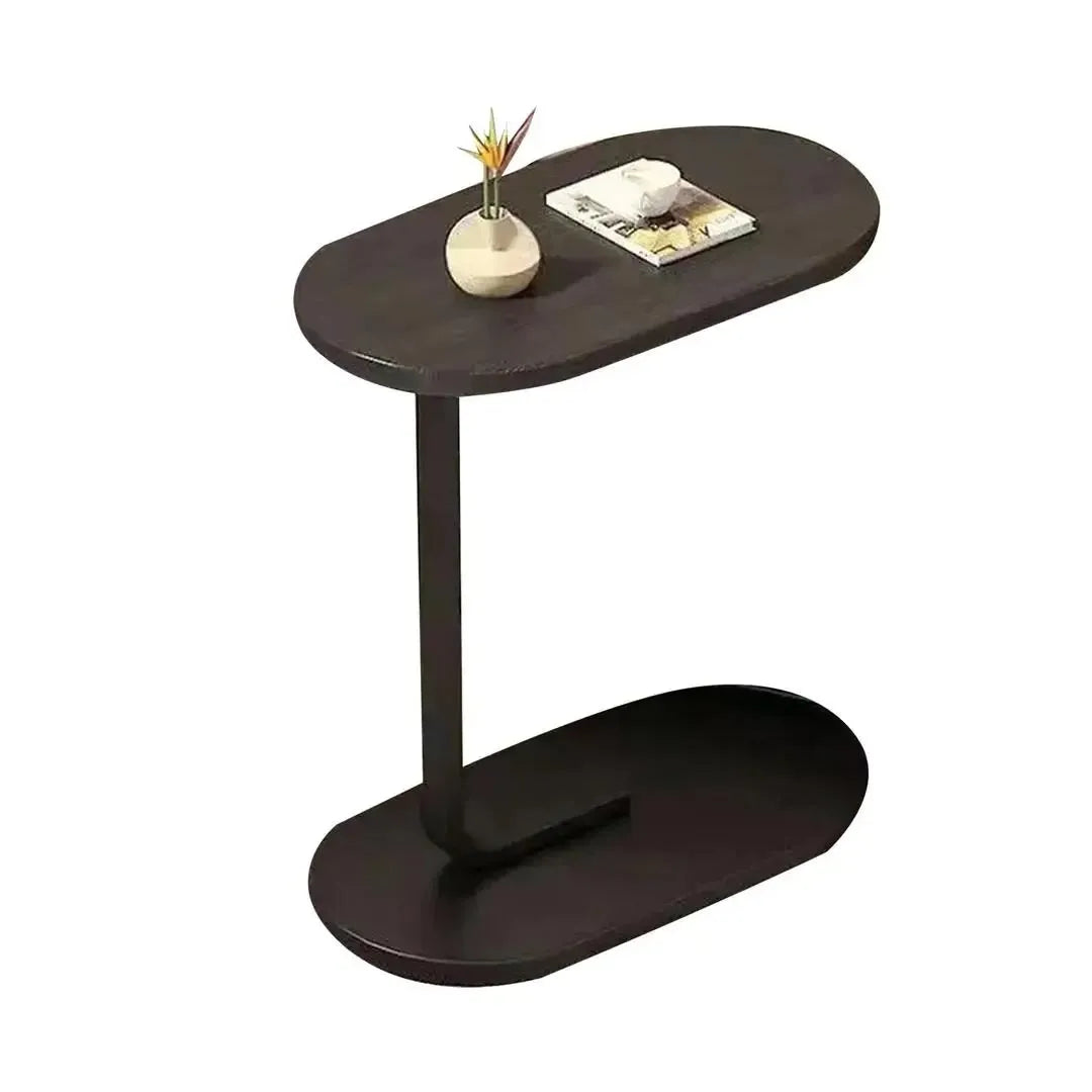 Modern Small Sofa Side Table - Compact Wooden End Table for Home