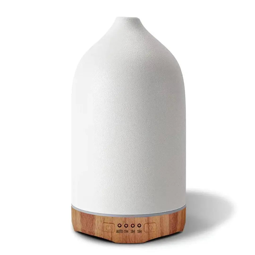 Ceramic Essential Oil Diffuser - 250ml Ultrasonic Air Humidifier