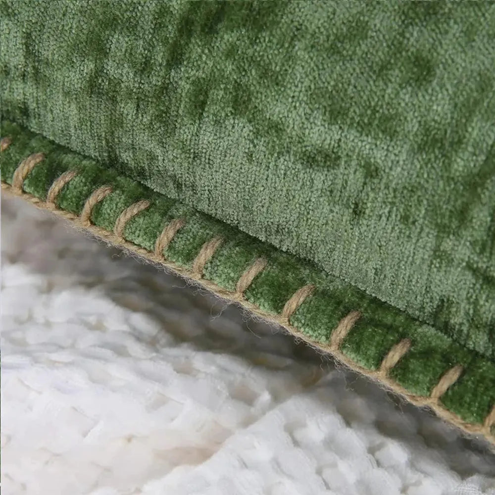 Set of 2 Chenille Cushion Covers – Modern Pillowcases for Sofa & Home Decor