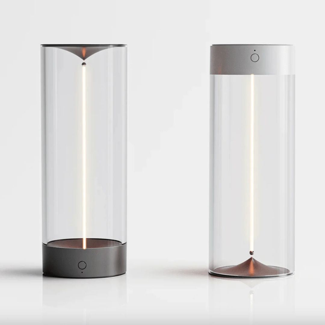 Phoenix Table Lamp - Modern Crystal Column Light