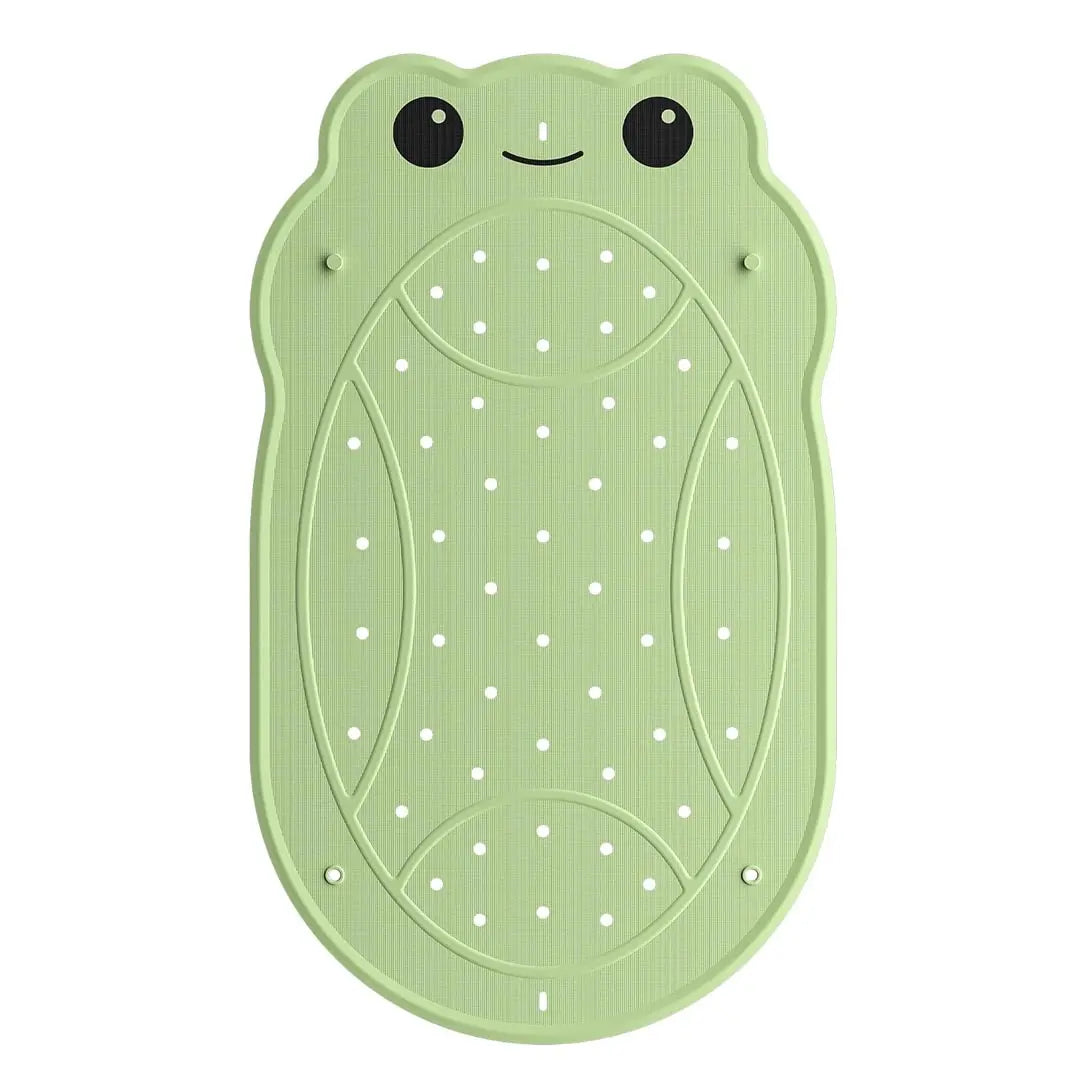 Frog-Shaped Non Slip Bath Mat for Kids - 76x45 cm