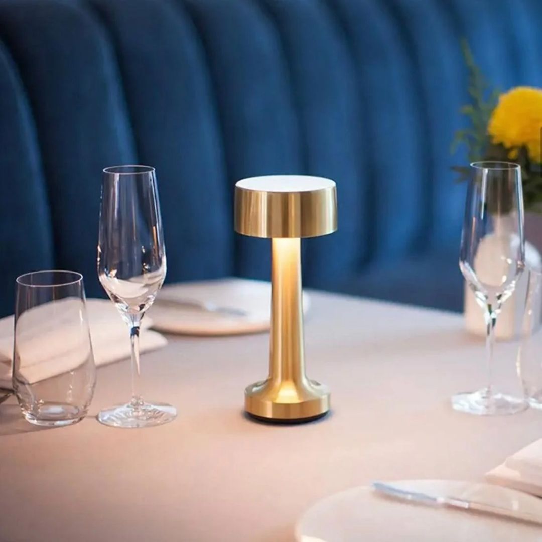 Dublin Table Lamp - Modern Nordic Light with Rechargeable LED & Touch Control