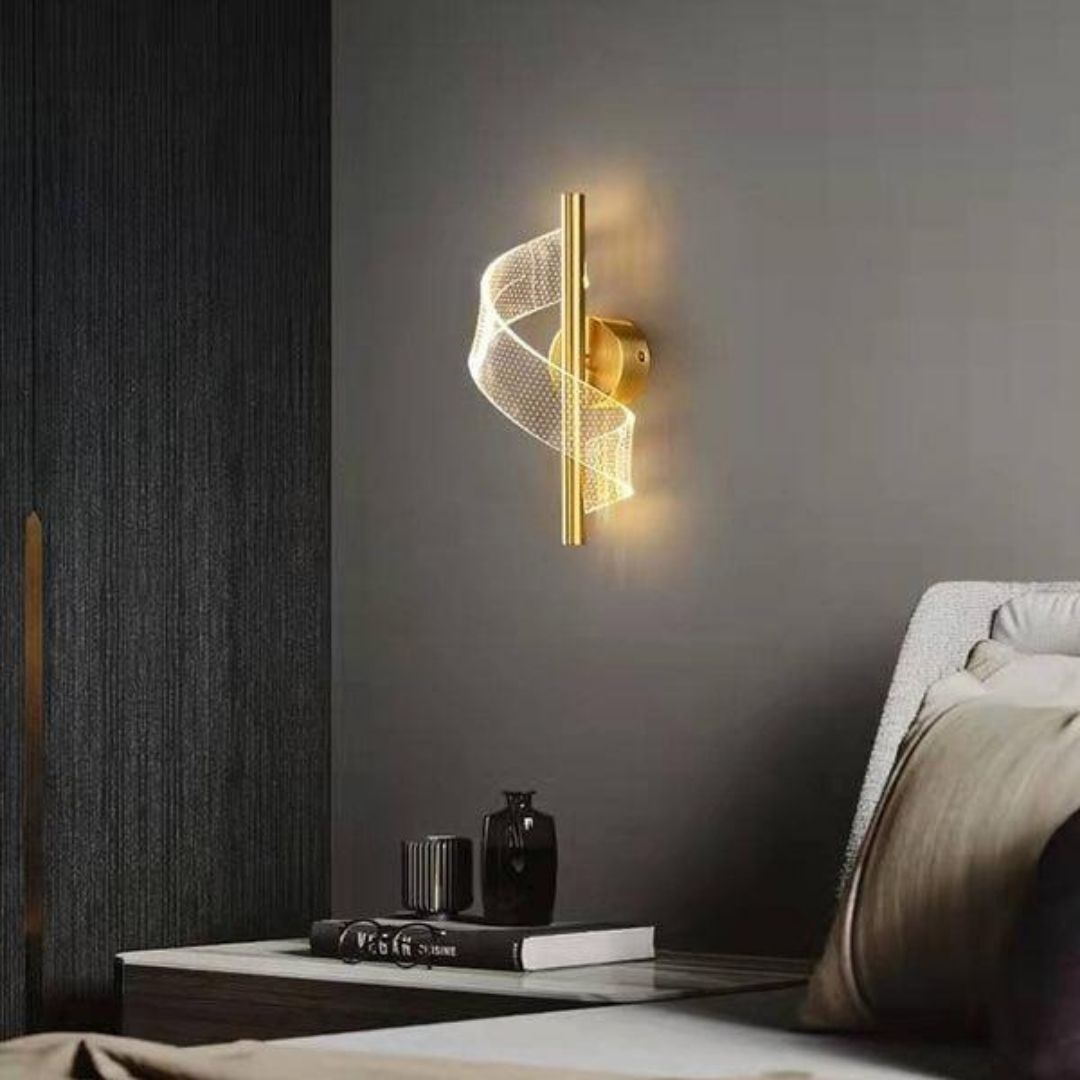 Glass Candelabra Wall Light - Luxe Vertical Glow with Sculpted Elegance