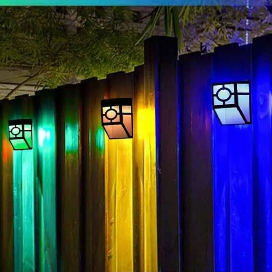 Soliva Solar Fence Lights - Outdoor Wall and Pathway Lights