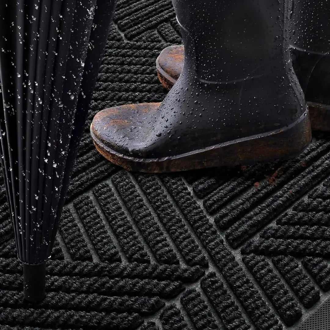 Zorri Heavy Duty Door Mat - Non-Slip Outdoor and Indoor Dirt Trapper Entrance Mat