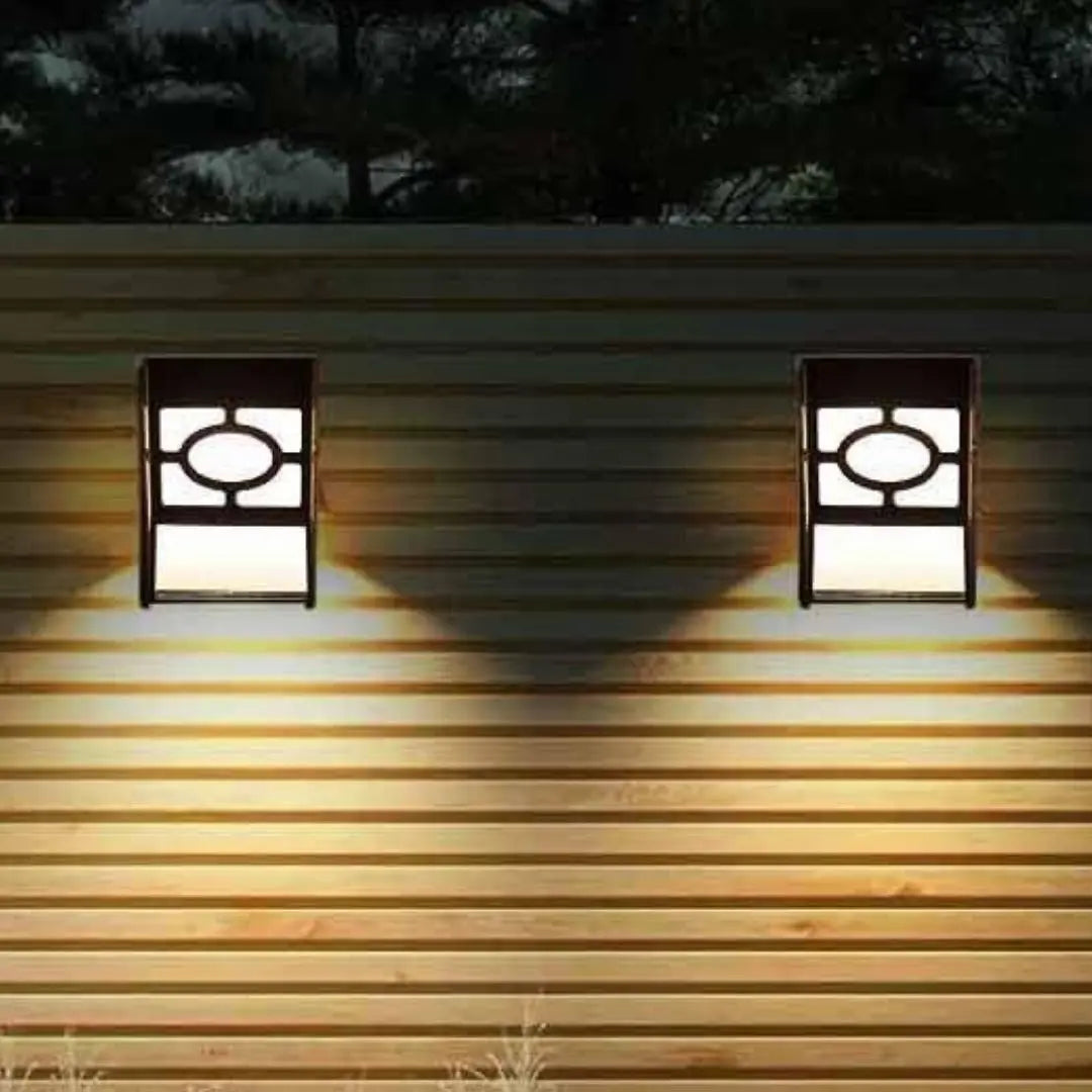 Soliva Solar Fence Lights - Outdoor Wall and Pathway Lights