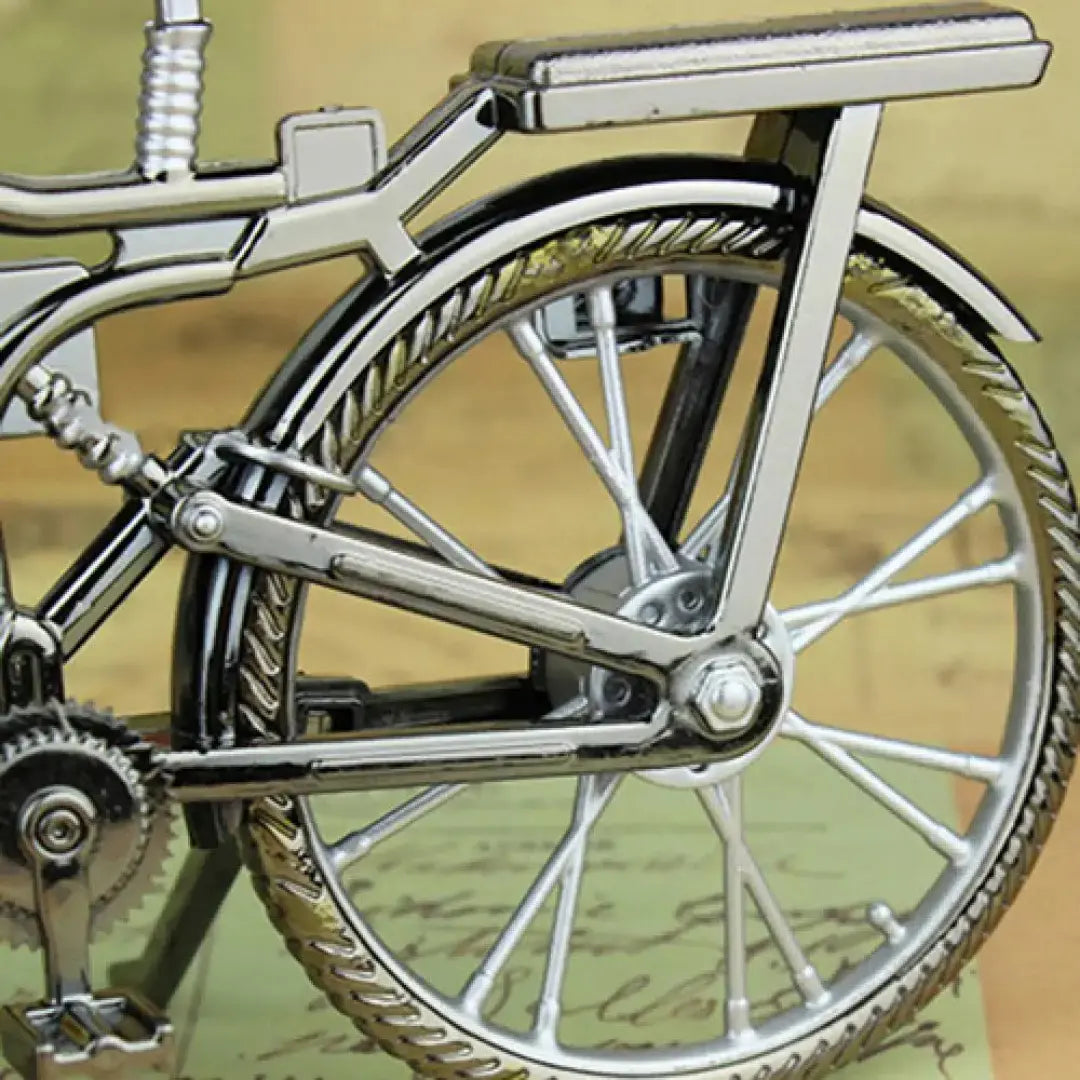 Retro Bicycle Alarm Clock - Creative Vintage Table Clock