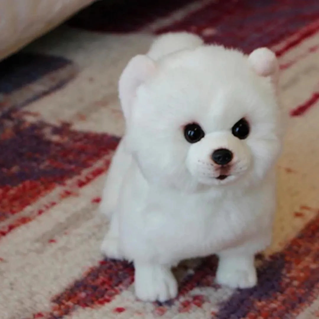 Maltese Stuffed Dog Dolls Plush Toy - Cute & Realistic