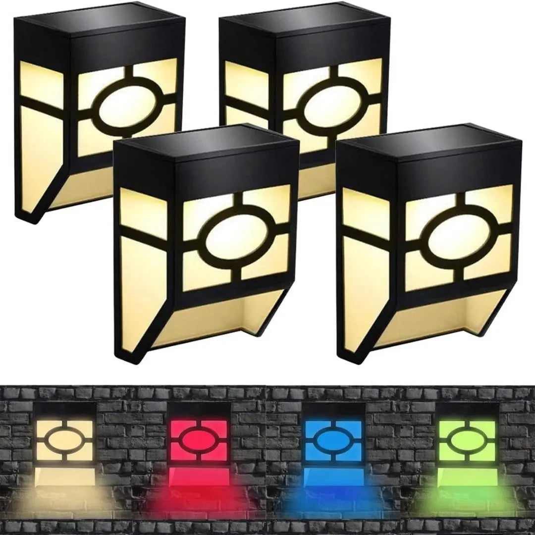 Soliva Solar Fence Lights - Outdoor Wall and Pathway Lights