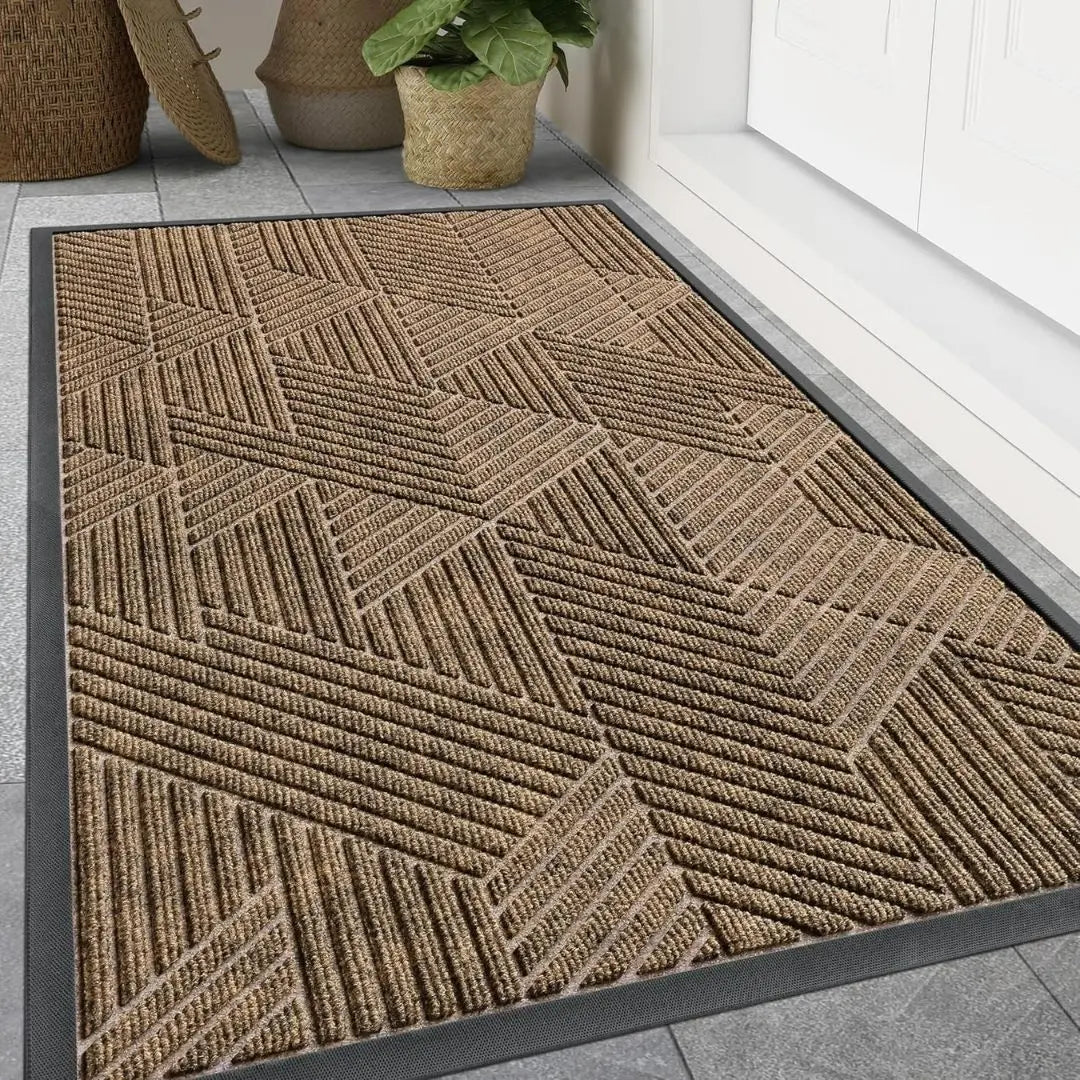Zorri Heavy Duty Door Mat - Non-Slip Outdoor and Indoor Dirt Trapper Entrance Mat