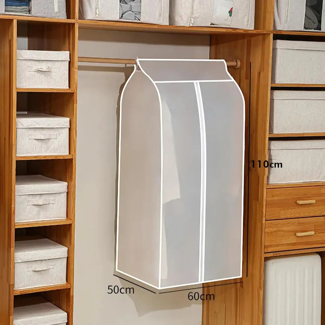 Closet Hanging Garment Clothes Cover - Dustproof Wardrobe Storage Bag